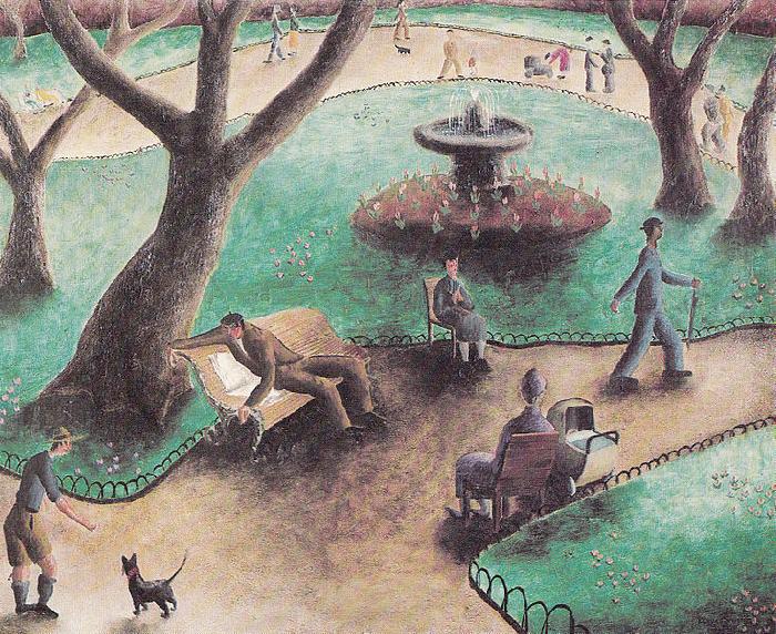 Peter Purves Smith The Park oil painting image
